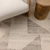 Cassian Flecks Beige Wool Rug - CASS03