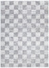 Dorado Grey Checkered Rug - D002