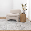 Dorado Grey Distressed Lines Rug - D003