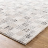 Dorado Grey Beige Checkered Rug - D004