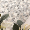 Dorado Grey Beige Checkered Rug - D004