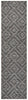 Alfresco Deck 5504 Black Runner Rug